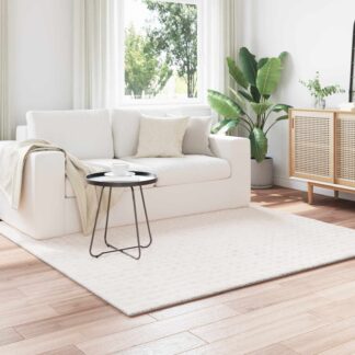 vidaXL Χαλιά χώρου τετράγωνο SIROLO Κρεμ 200 x 200 cm Πολυεστέρας