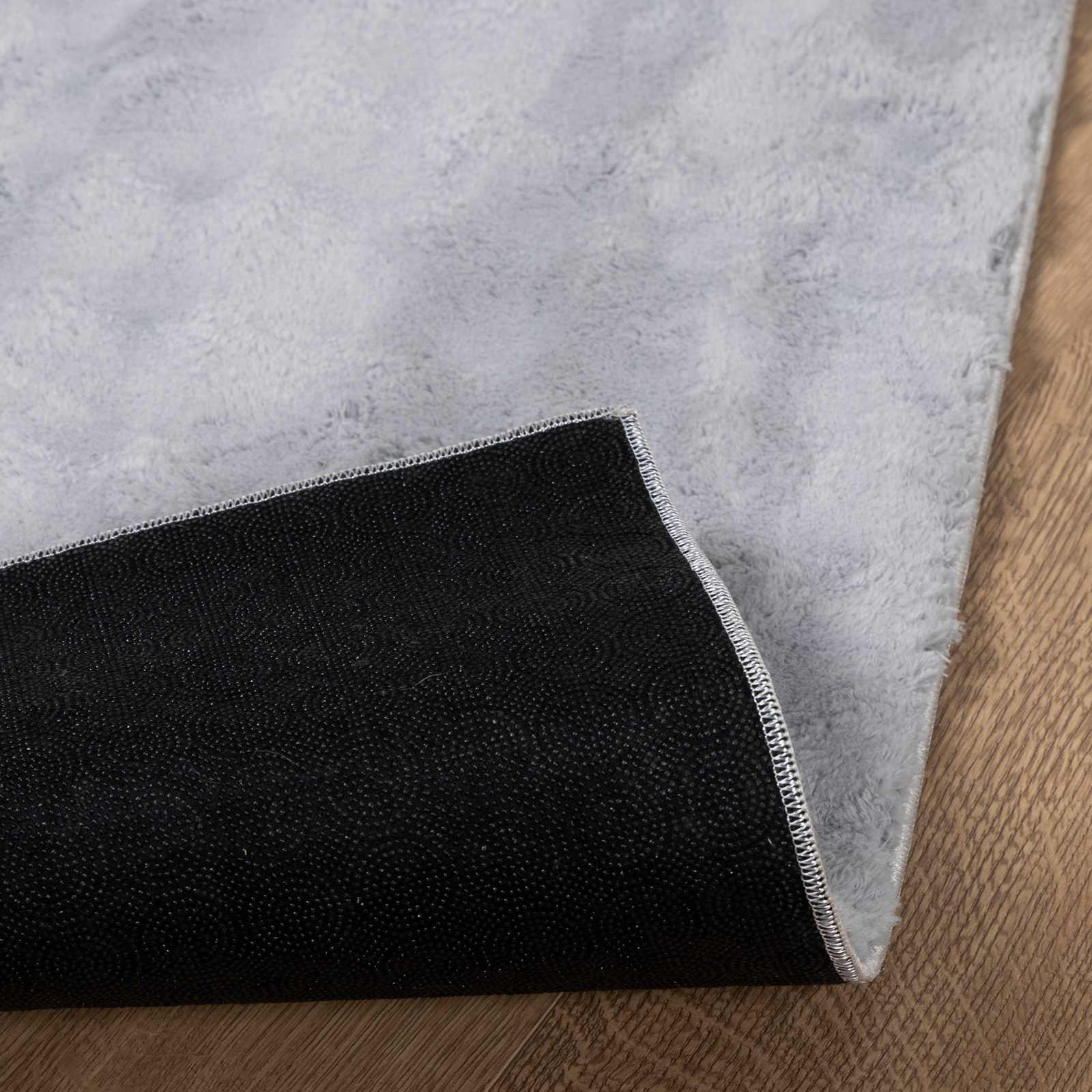 vidaXL Χαλιά χώρου τετράγωνο SIROLO Γκρι 240 x 240 cm Πολυεστέρας - Image 4