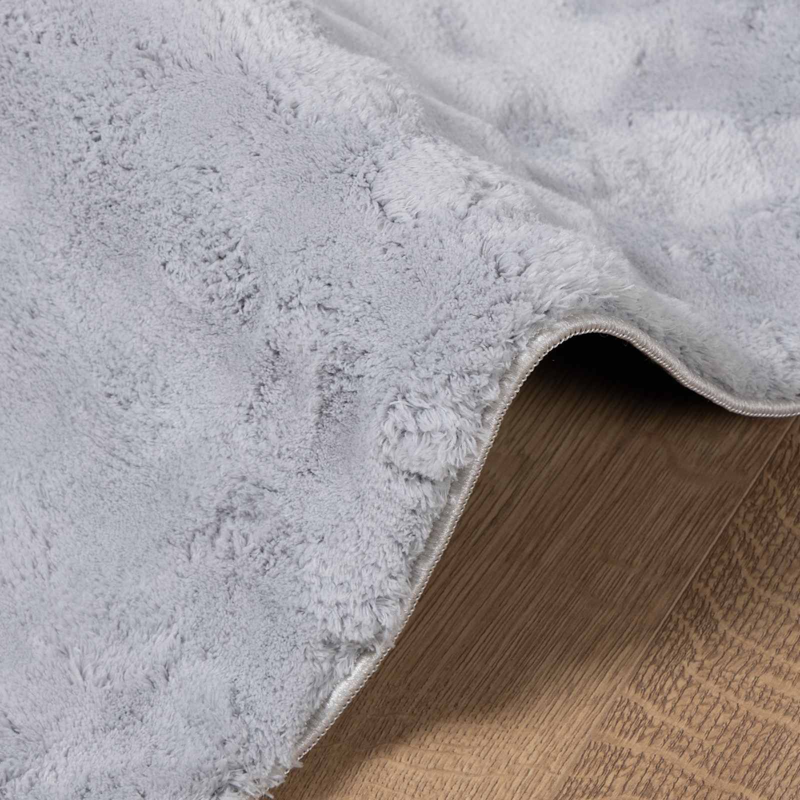 vidaXL Χαλιά χώρου τετράγωνο SIROLO Γκρι 240 x 240 cm Πολυεστέρας - Image 5