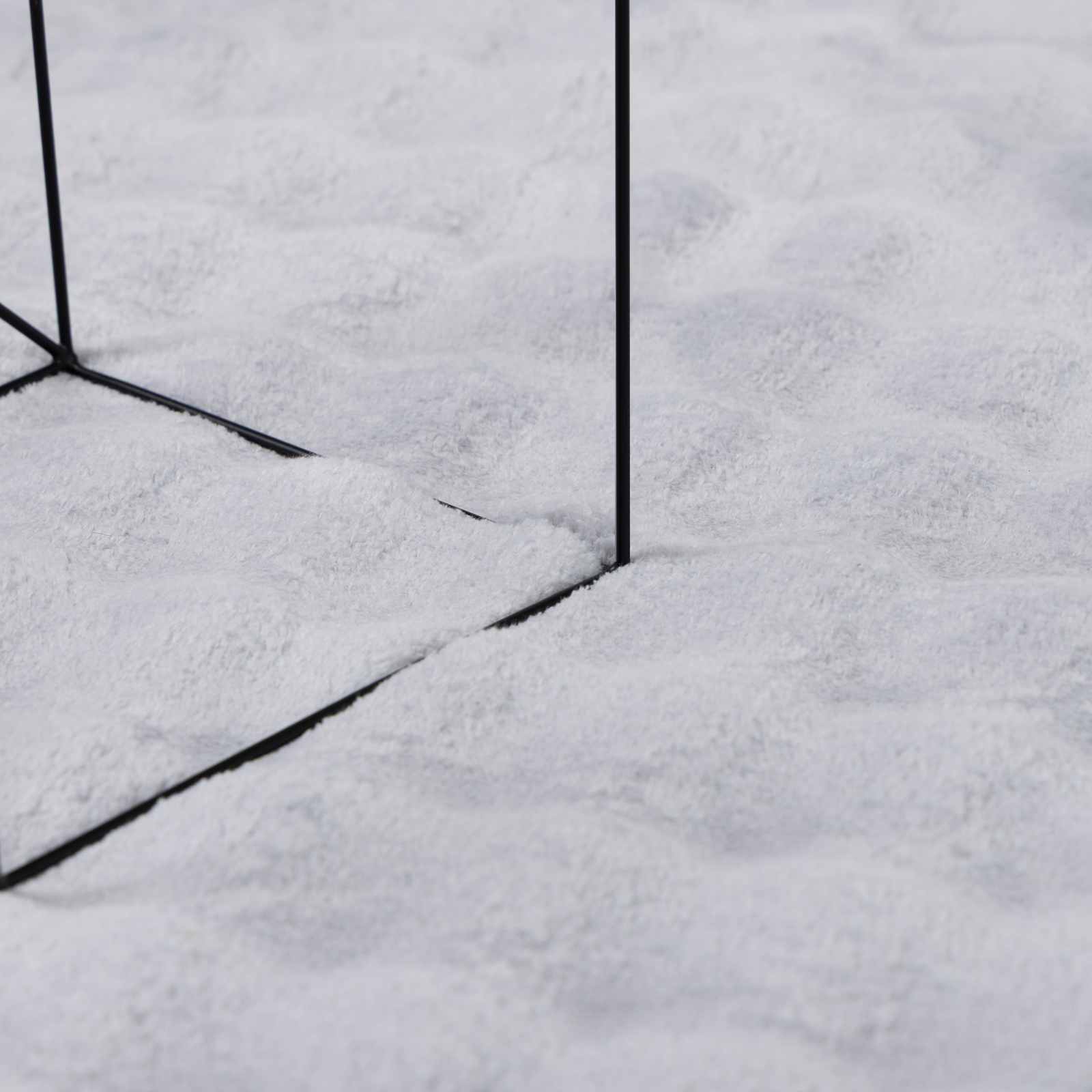 vidaXL Χαλιά χώρου τετράγωνο SIROLO Γκρι 240 x 240 cm Πολυεστέρας - Image 6