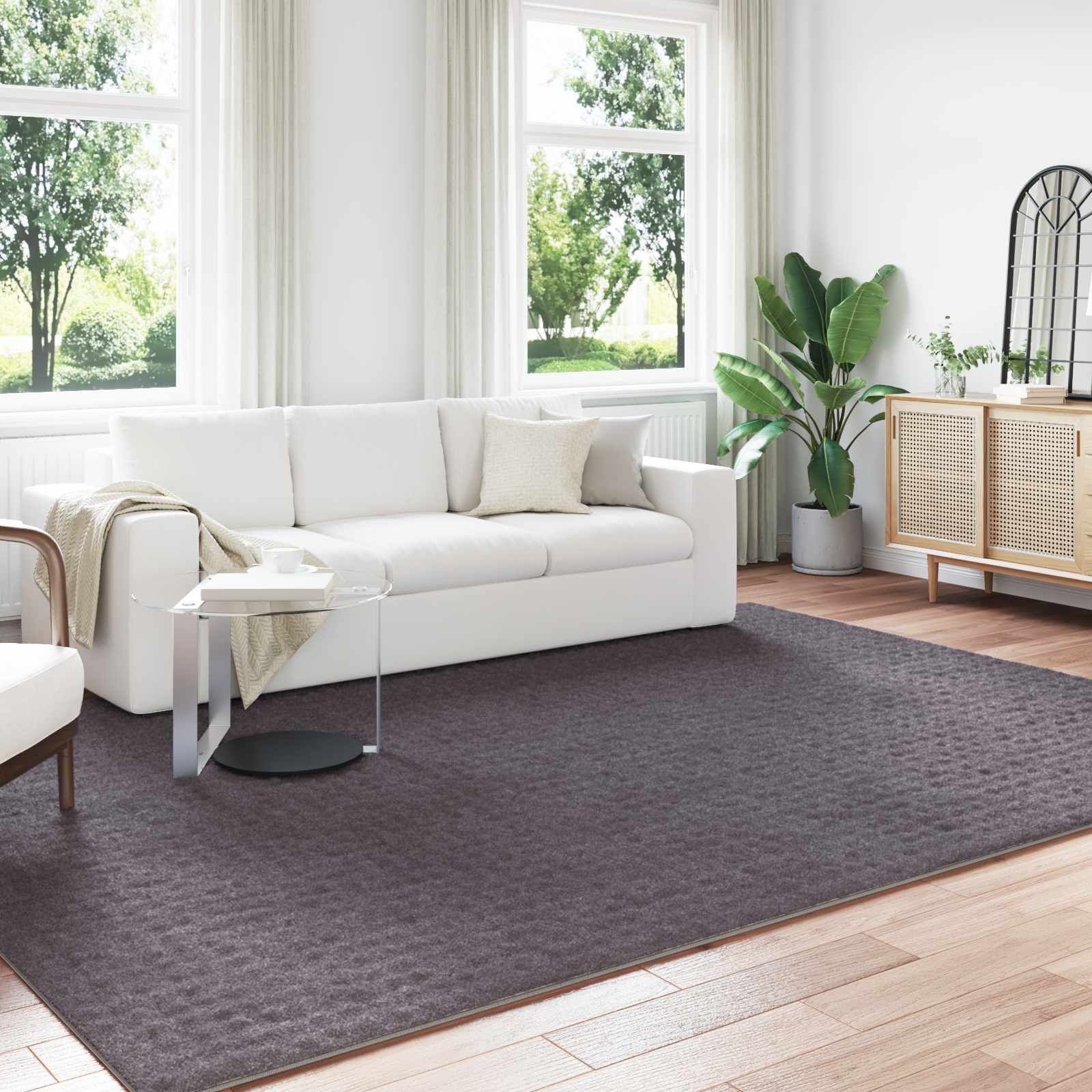 vidaXL Χαλί εσωτερικού χώρου SIROLO Ανθρακί 200 x 280 cm Πολυεστέρας