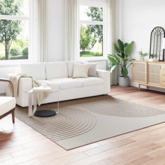 vidaXL Χαλί εσωτερικού χώρου GALATI Κρεμ 240 x 240 cm Πολυεστέρας