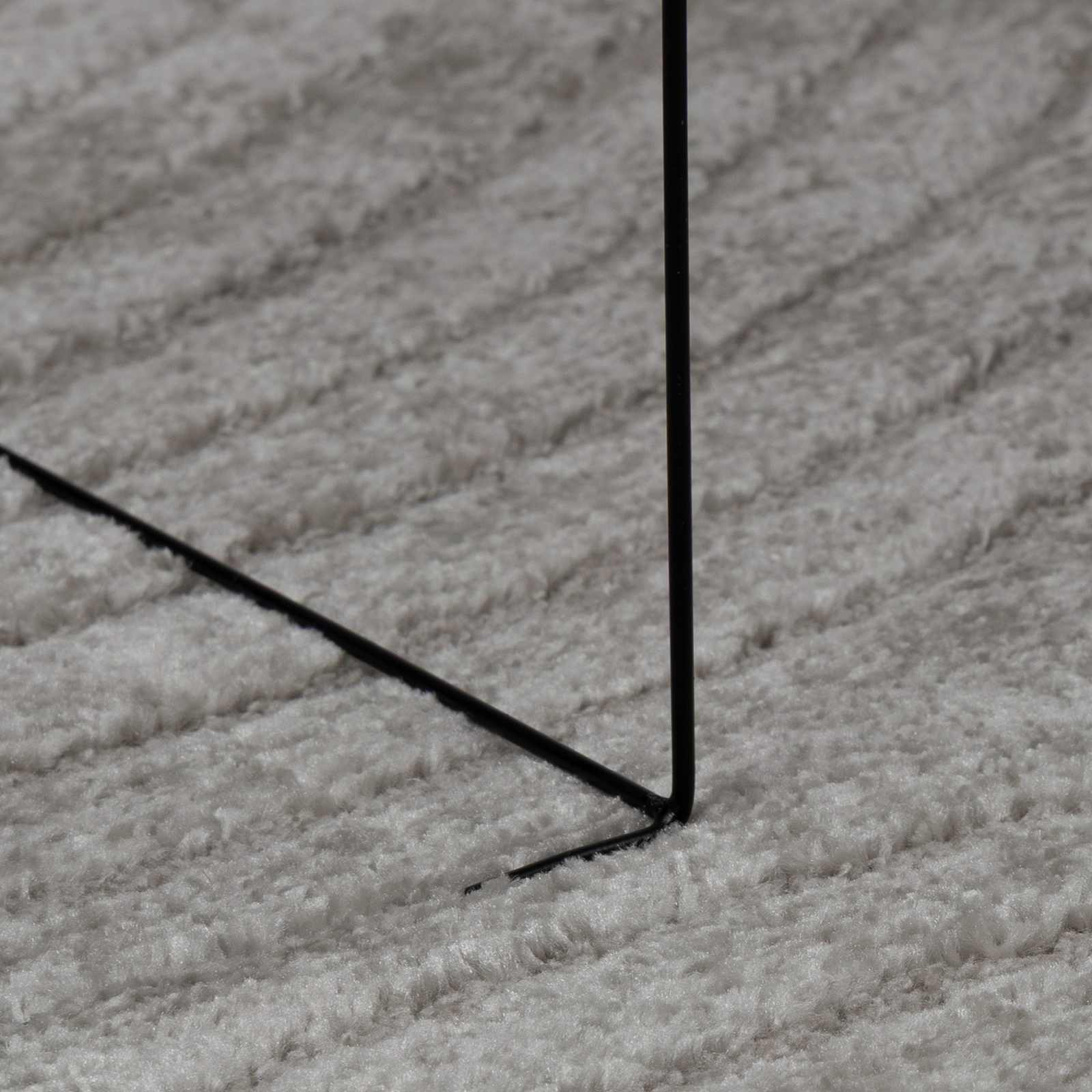 vidaXL Χαλί εσωτερικού χώρου GALATI Γκρι 120 x 120 cm Πολυεστέρας - Image 6