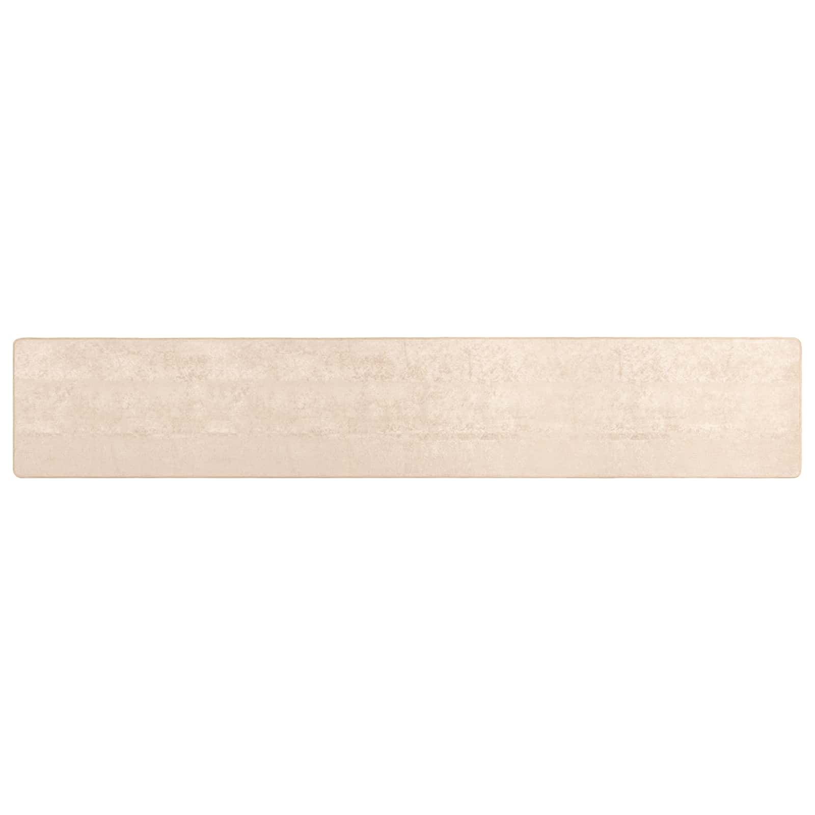 vidaXL Χαλί Runner MARSA Κρεμ 80 x 450 εκ. Πολυέστερ και PVC - Image 2