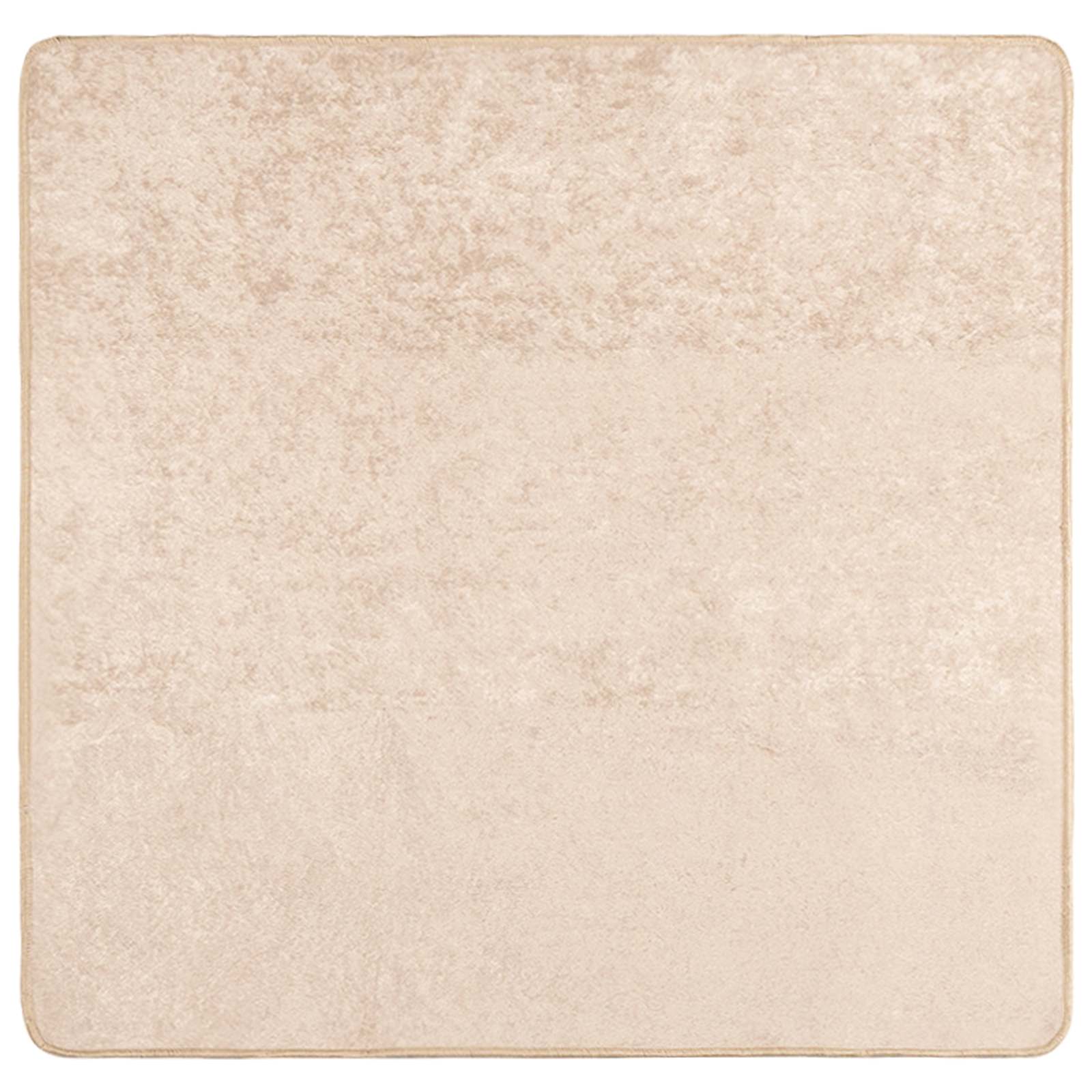 vidaXL Χαλί Runner MARSA Κρεμ 100 x 100 cm Πολυέστερ και PVC - Image 2