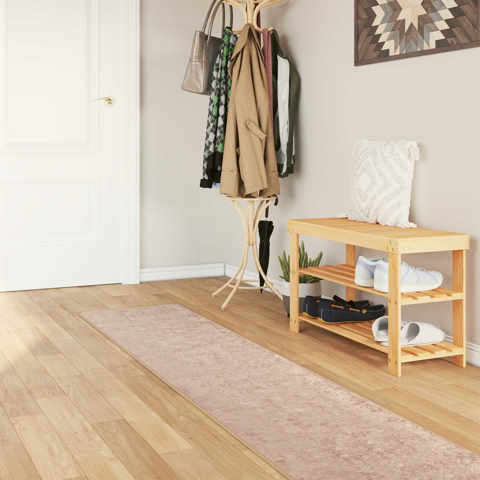 vidaXL Χαλί Runner MARSA Άμμος 50 x 450 εκ. Πολυέστερ και PVC
