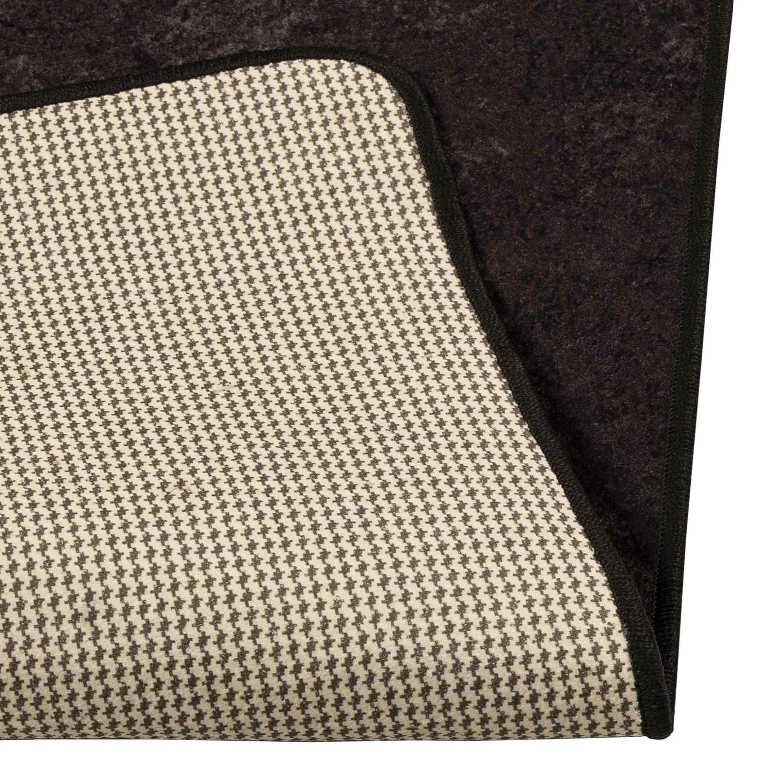 vidaXL Χαλί Runner MARSA Ανθρακί 80 x 250 cm Πολυέστερ και PVC - Image 4