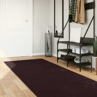 vidaXL Χαλί Runner MARSA Ανθρακί 100 x 450 εκ. Πολυέστερ και PVC