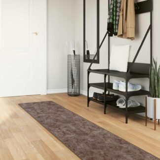 vidaXL Χαλί Runner MARSA Γκρι 50 x 400 εκ. Πολυέστερ και PVC