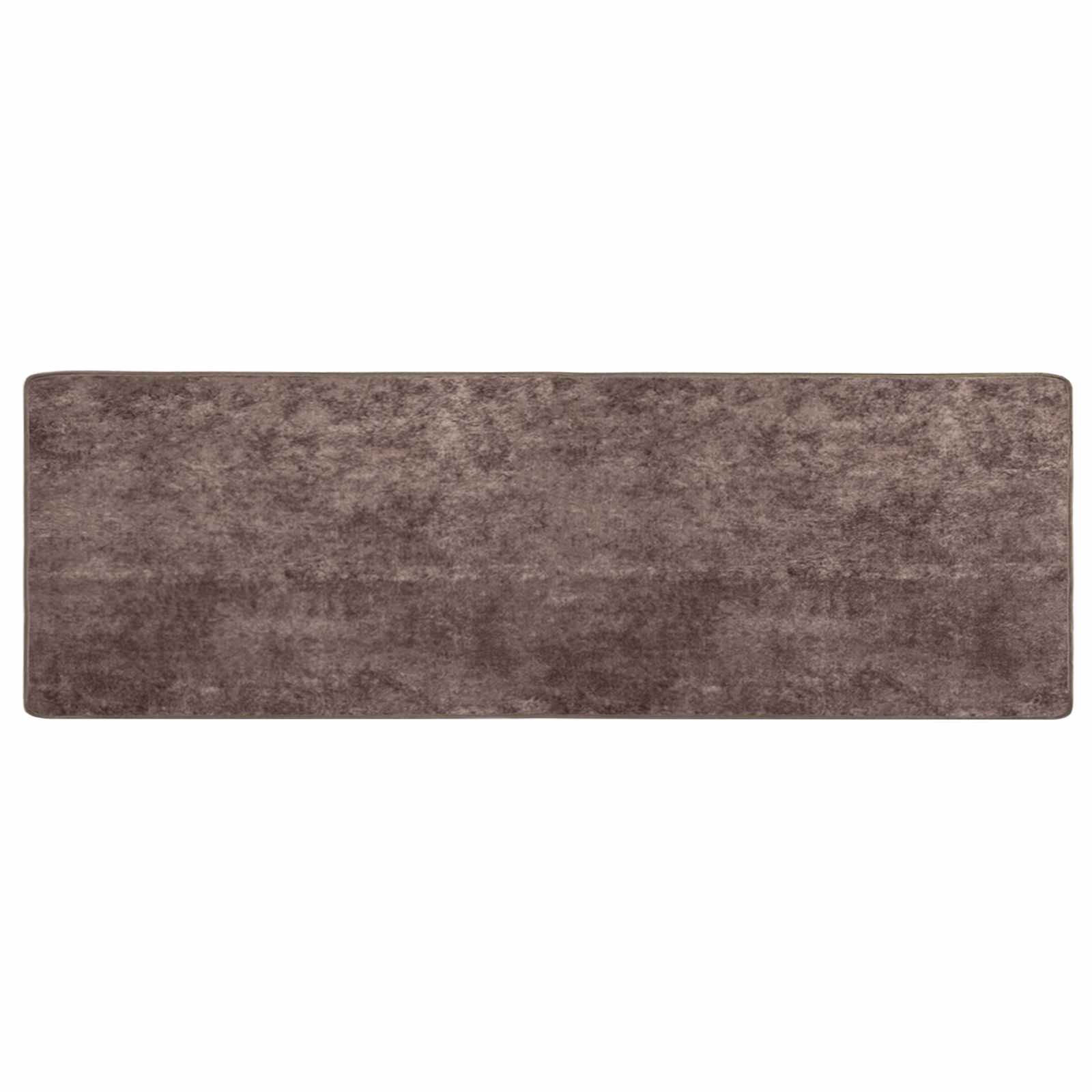 vidaXL Χαλί Runner MARSA Γκρι 80 x 250 cm Πολυέστερ και PVC - Image 2