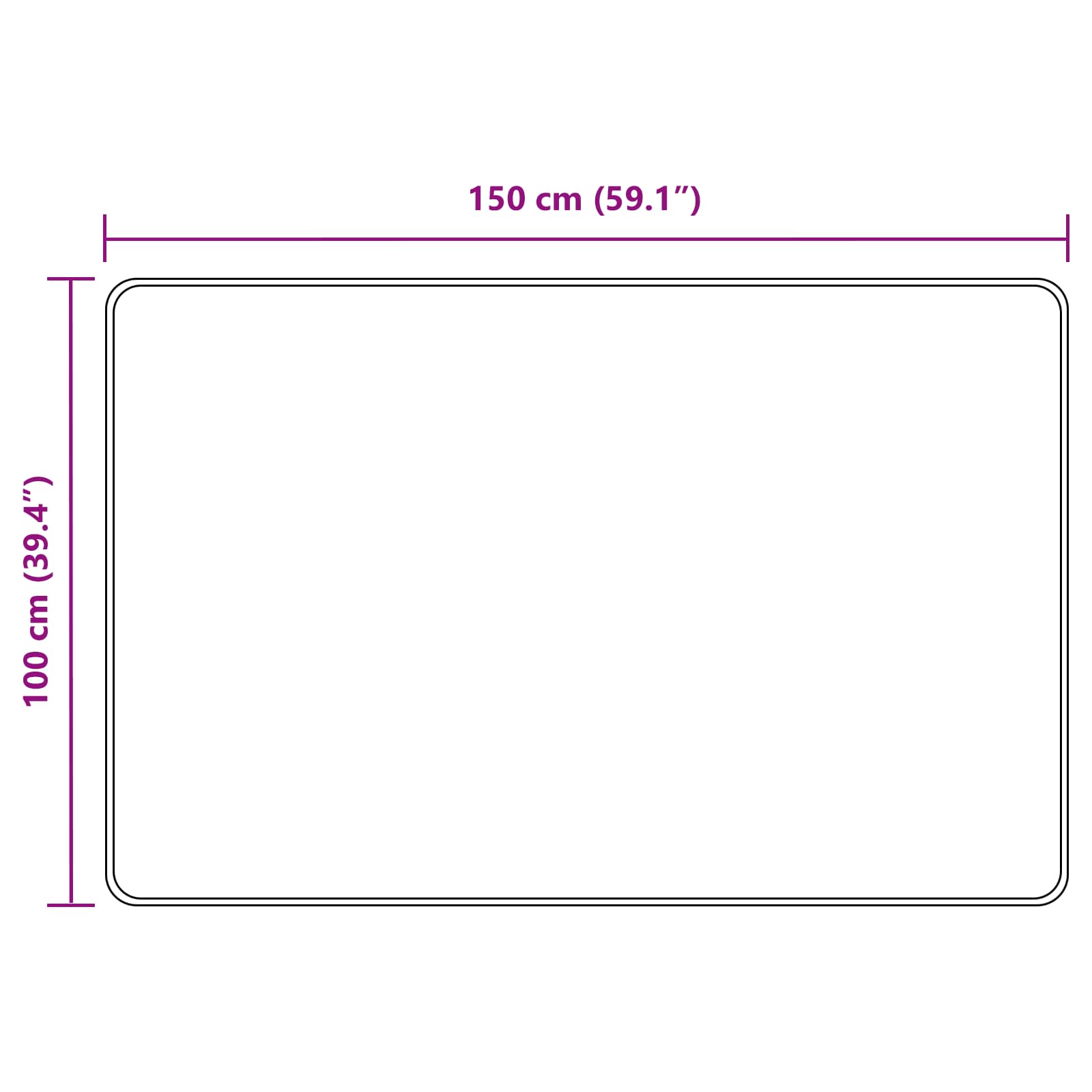 vidaXL Χαλί Runner MARSA Γκρι 100 x 150 cm Πολυέστερ και PVC - Image 7