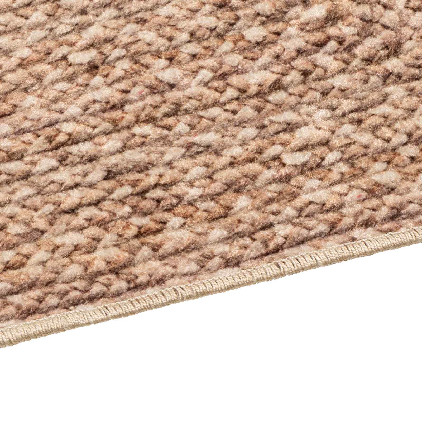 vidaXL Χαλί Runner MARSA Καφέ 50 x 200 εκ. Πολυέστερ και PVC - Image 3