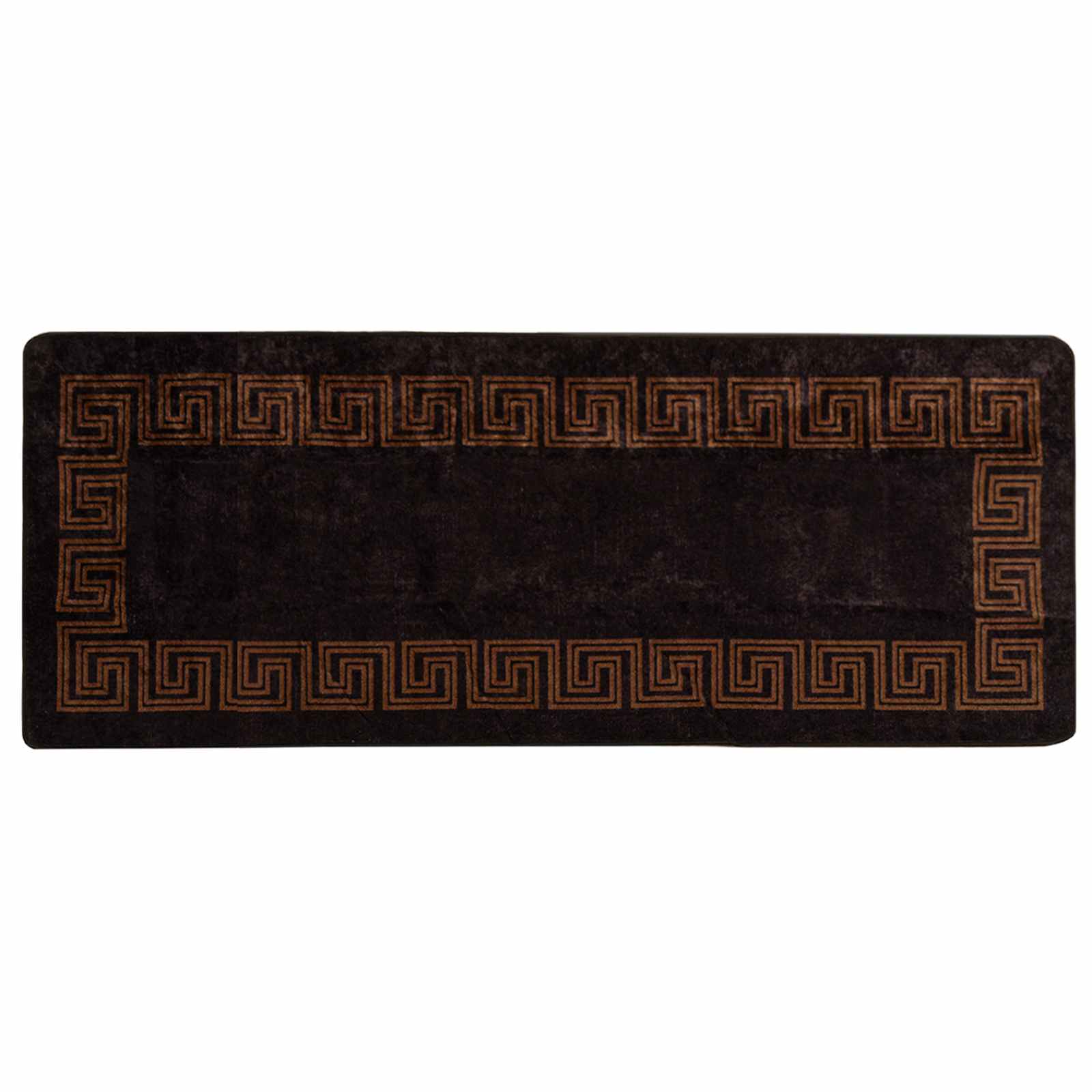 vidaXL Χαλί Runner MARSA Μαύρο 100 x 250 cm Πολυέστερ και PVC - Image 2