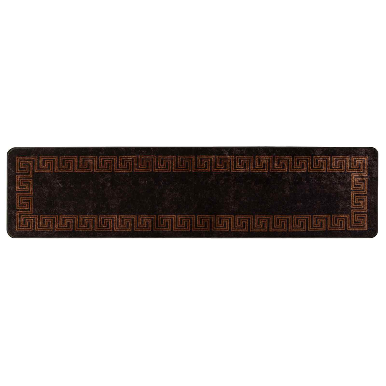 vidaXL Χαλί Runner MARSA Μαύρο 100 x 450 εκ. Πολυέστερ και PVC - Image 2