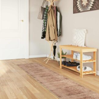 vidaXL Χαλί Runner MARSA Μπεζ και χρυσό 50 x 450 εκ. Πολυέστερ και PVC