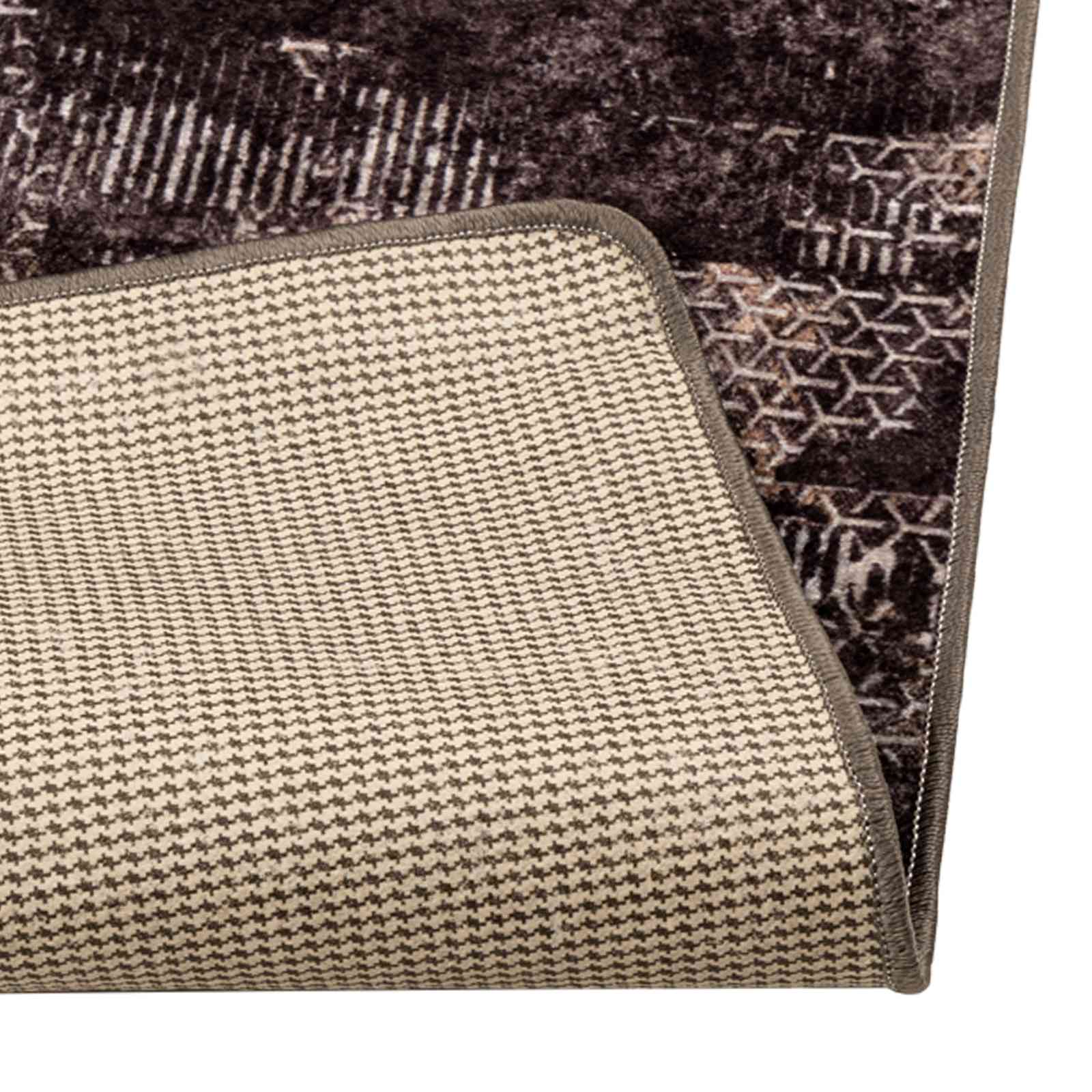 vidaXL Χαλί Runner MARSA Μαύρο και Λευκό 50 x 400 εκ. - Image 4
