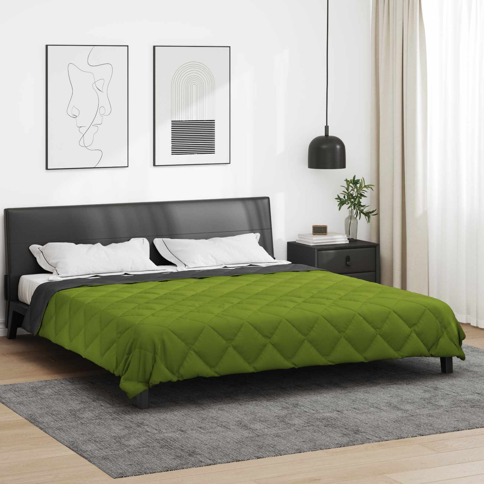 vidaXL Καλοκαιρινό Παπλωματοθήκη 200 x 200 cm Καλοκαίρι - Image 4