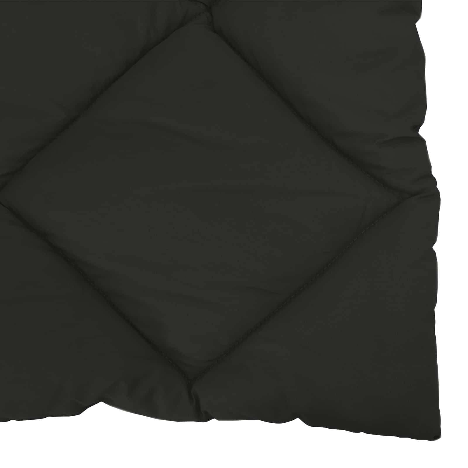 vidaXL Κουβέρτα ολόκληρου του χρόνου Μαύρο 220 x 240 cm Μικροΐνες - Image 8