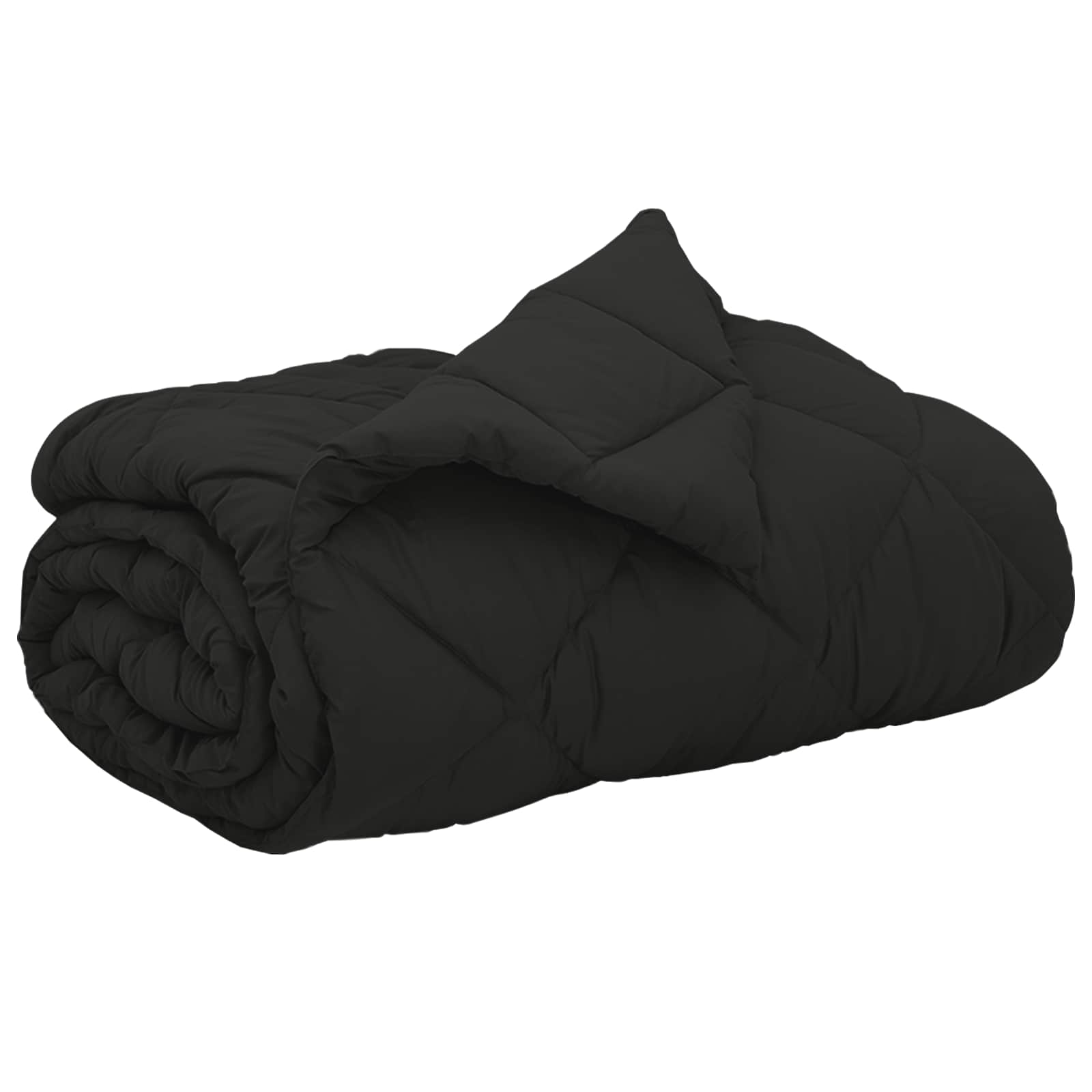 vidaXL Κουβέρτα ολόκληρου του χρόνου Μαύρο 220 x 240 cm Μικροΐνες - Image 2