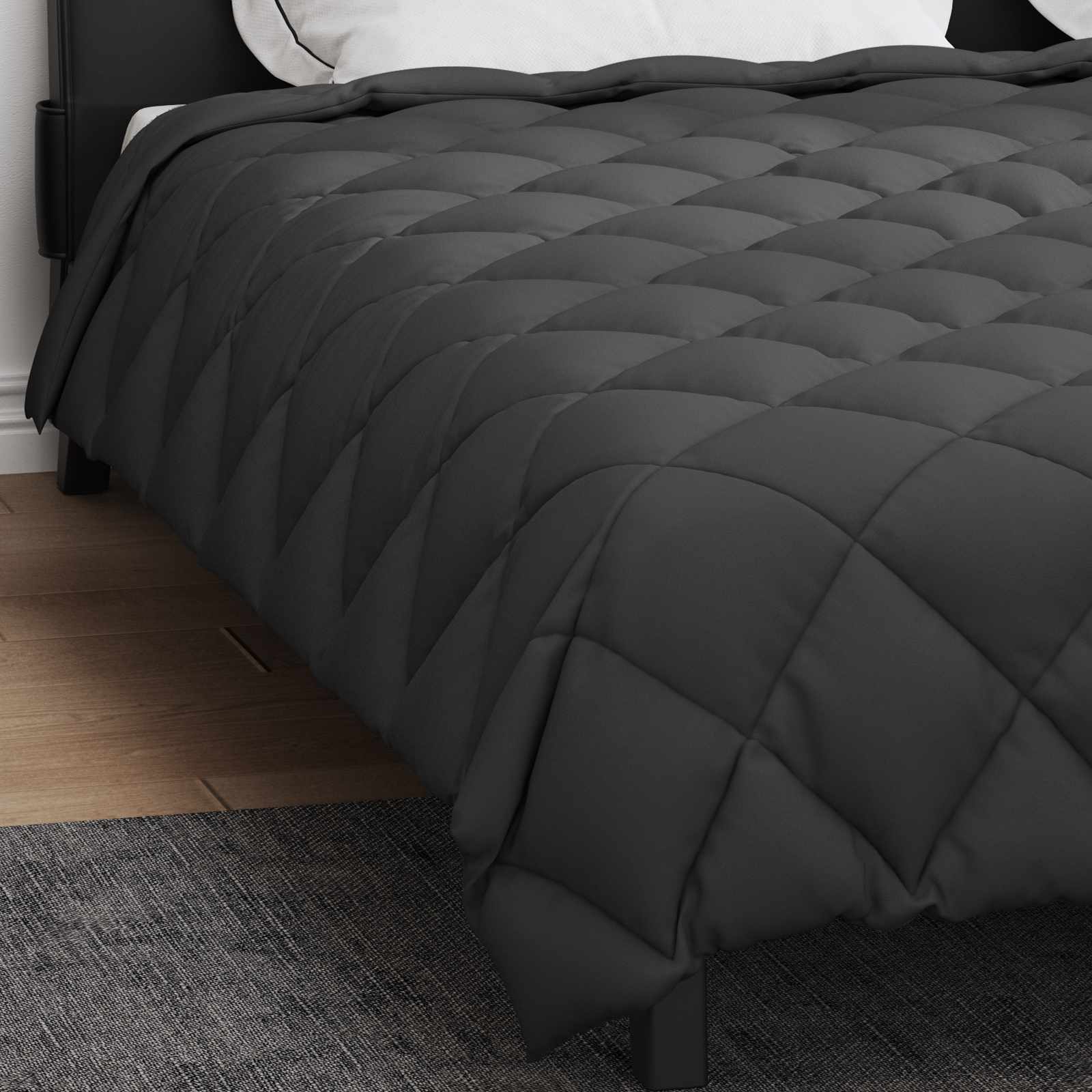 vidaXL Χειμερινό Παπλωματοθήκη 200 x 200 cm 450 gsm Ανθρακί - Image 4
