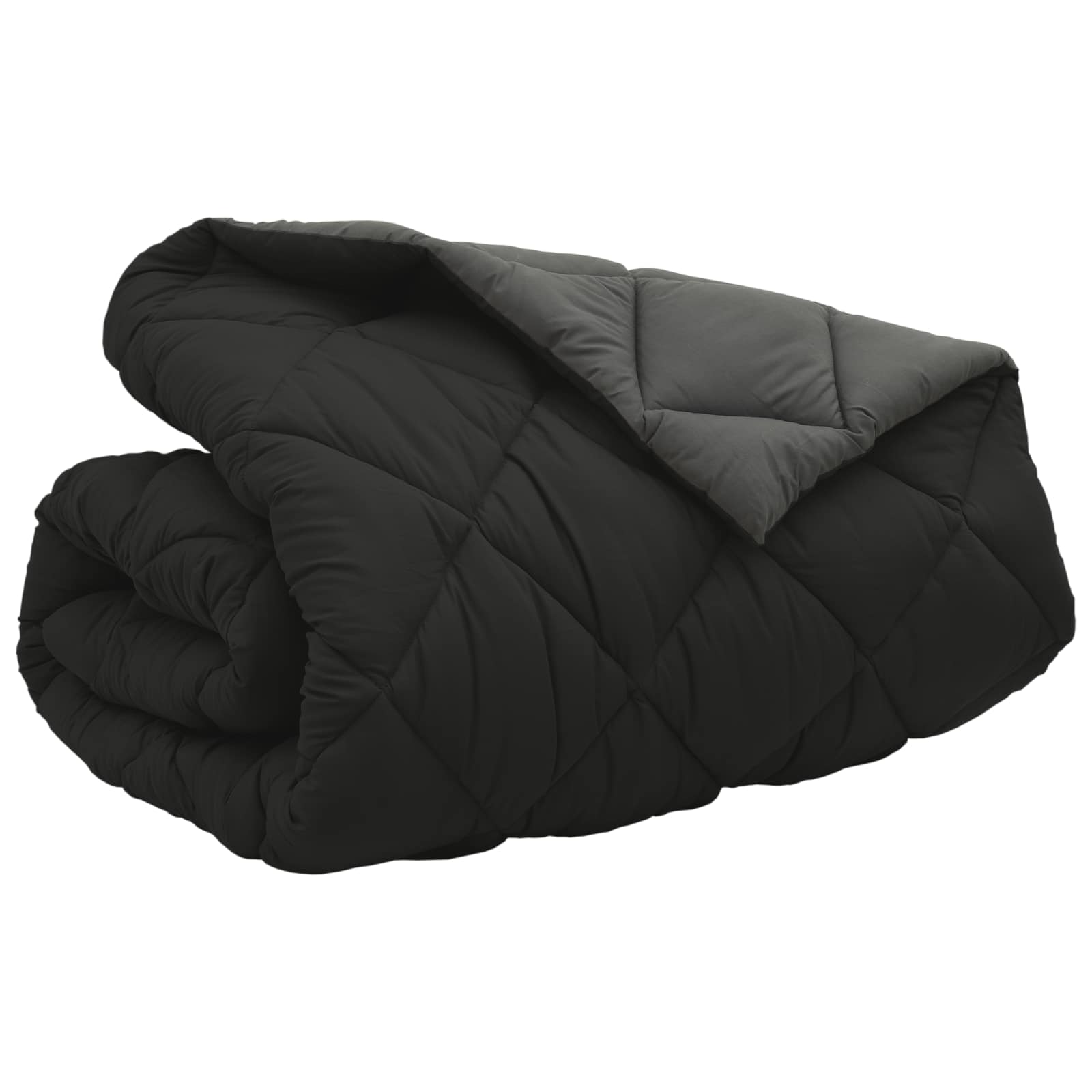 vidaXL Χειμερινό Παπλωματοθήκη 200 x 240 cm 450 gsm Μαύρο και Ανθρακί - Image 5