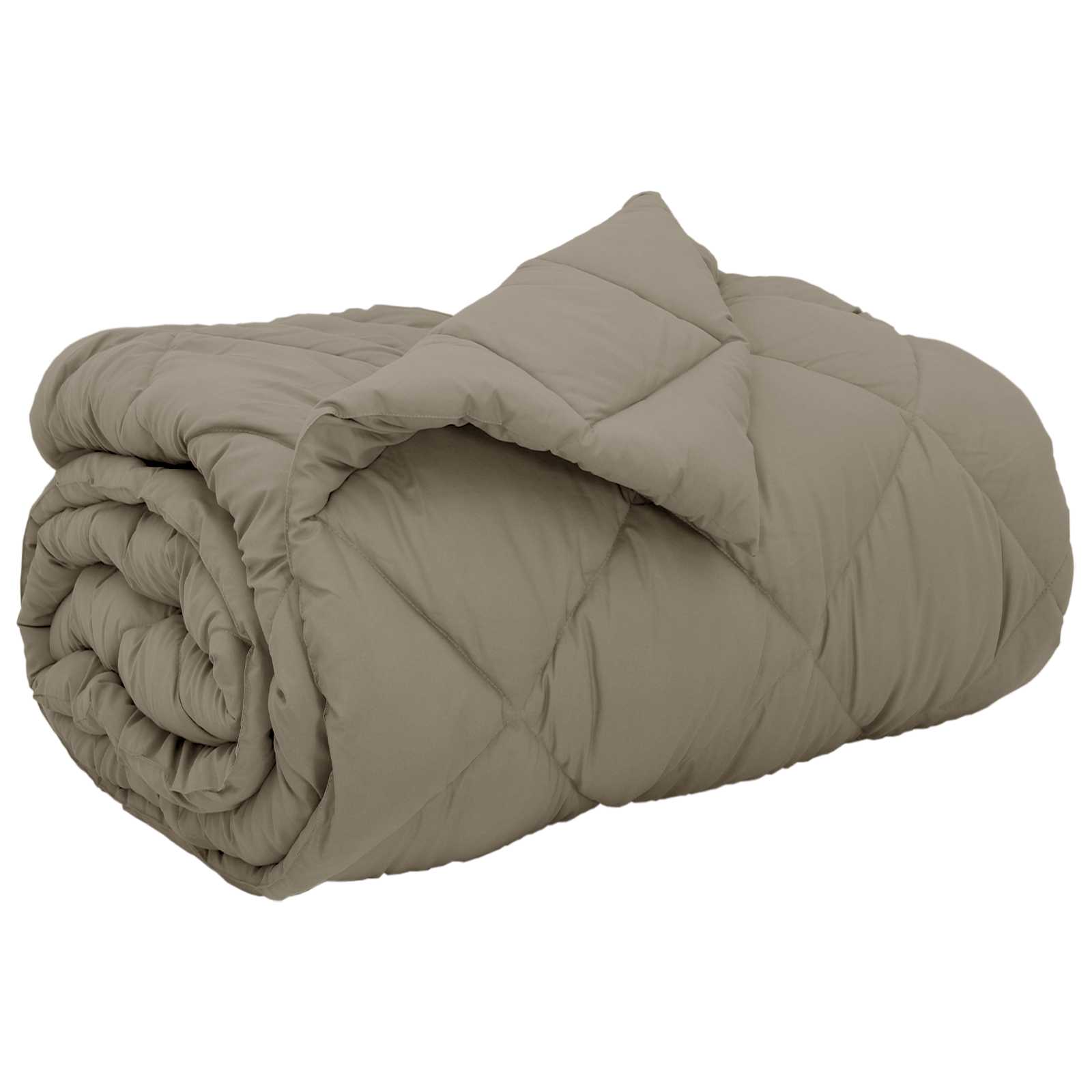 vidaXL Χειμερινό Παπλωματοθήκη 135 x 220 εκ. 450 gsm Ανοιχτό γκρι - Image 2