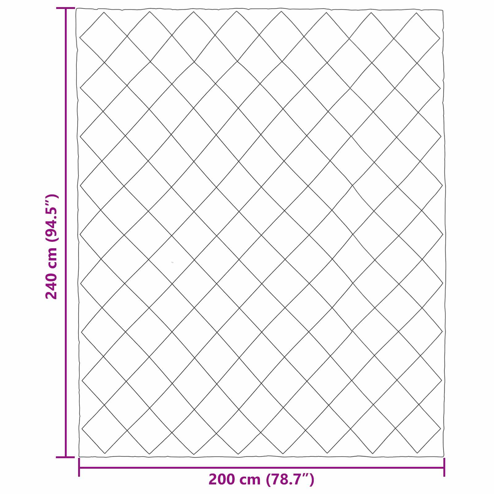 vidaXL Χειμερινό Παπλωματοθήκη 200 x 240 cm 450 gsm - Image 11