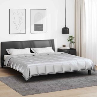 vidaXL Καλοκαιρινό Παπλωματοθήκη Ασημί 220 x 260 cm