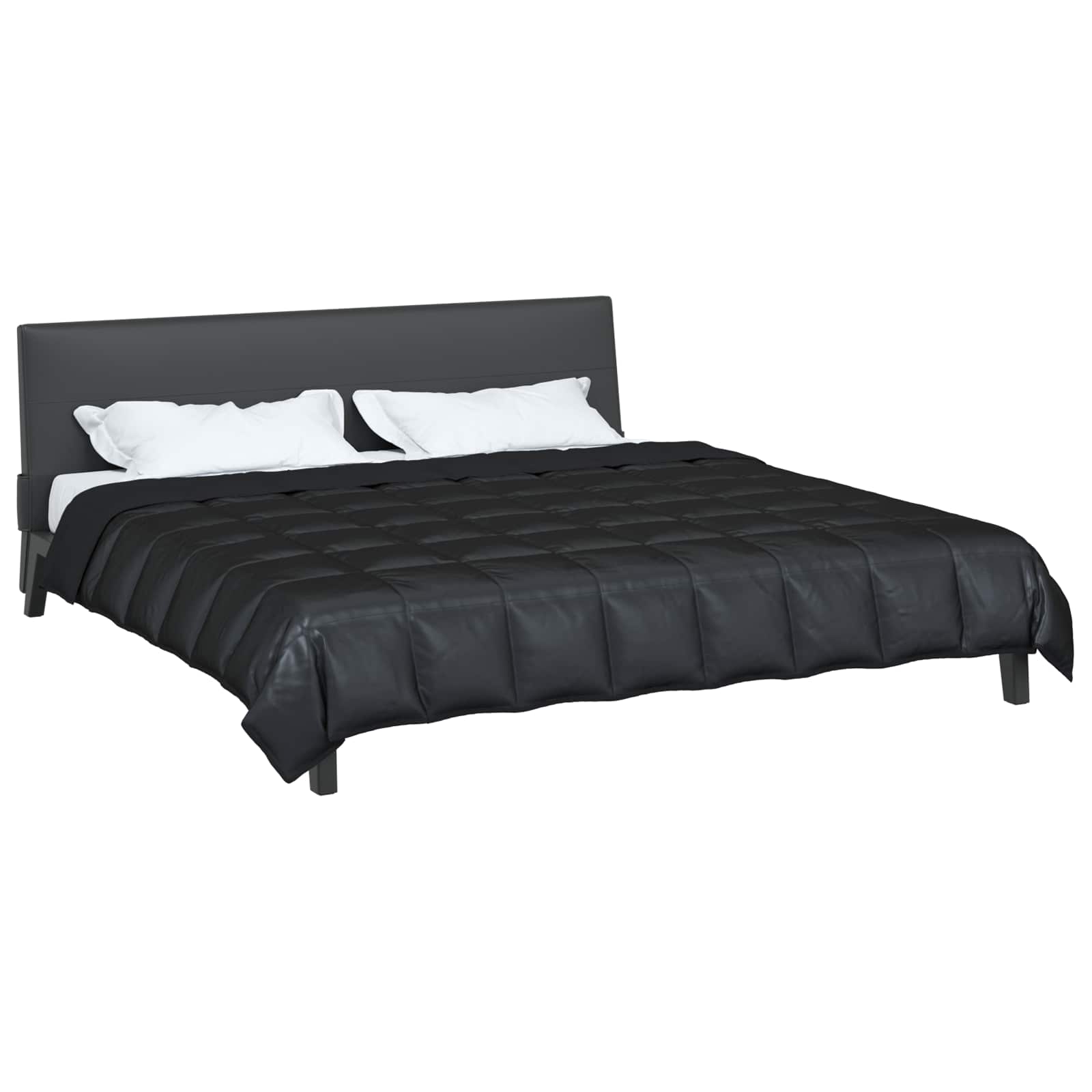 vidaXL Κουβέρτα ολόκληρου του χρόνου 200 x 200 cm 300 gsm Μαύρο - Image 3