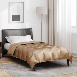 vidaXL Χειμερινό Παπλωματοθήκη 140 x 200 cm 450 gsm Χρυσό