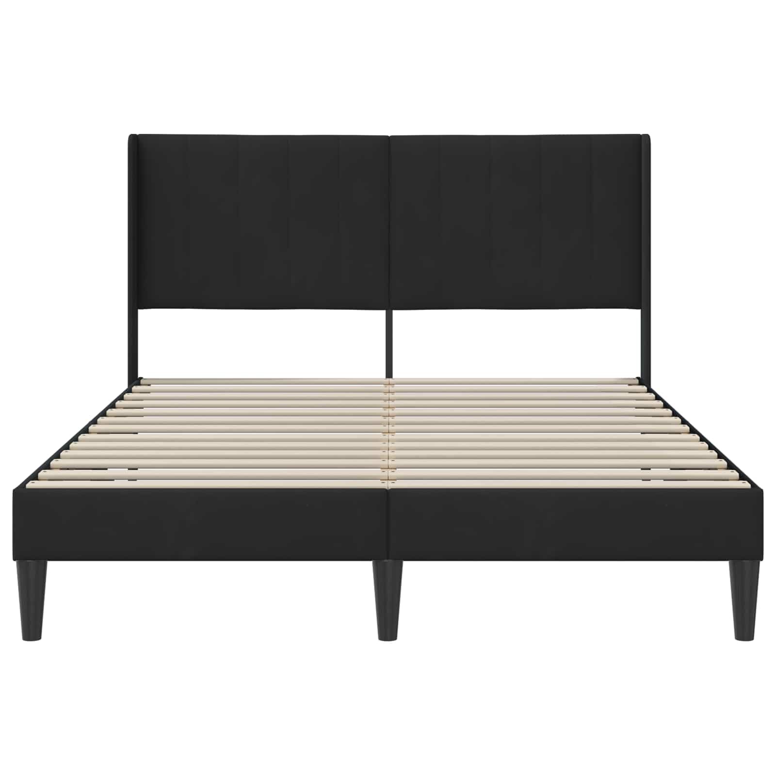 vidaXL Σκελετός Κρεβατιού με κεφαλάρι Μαύρο 120 x 200 cm Βελούδο - Image 4