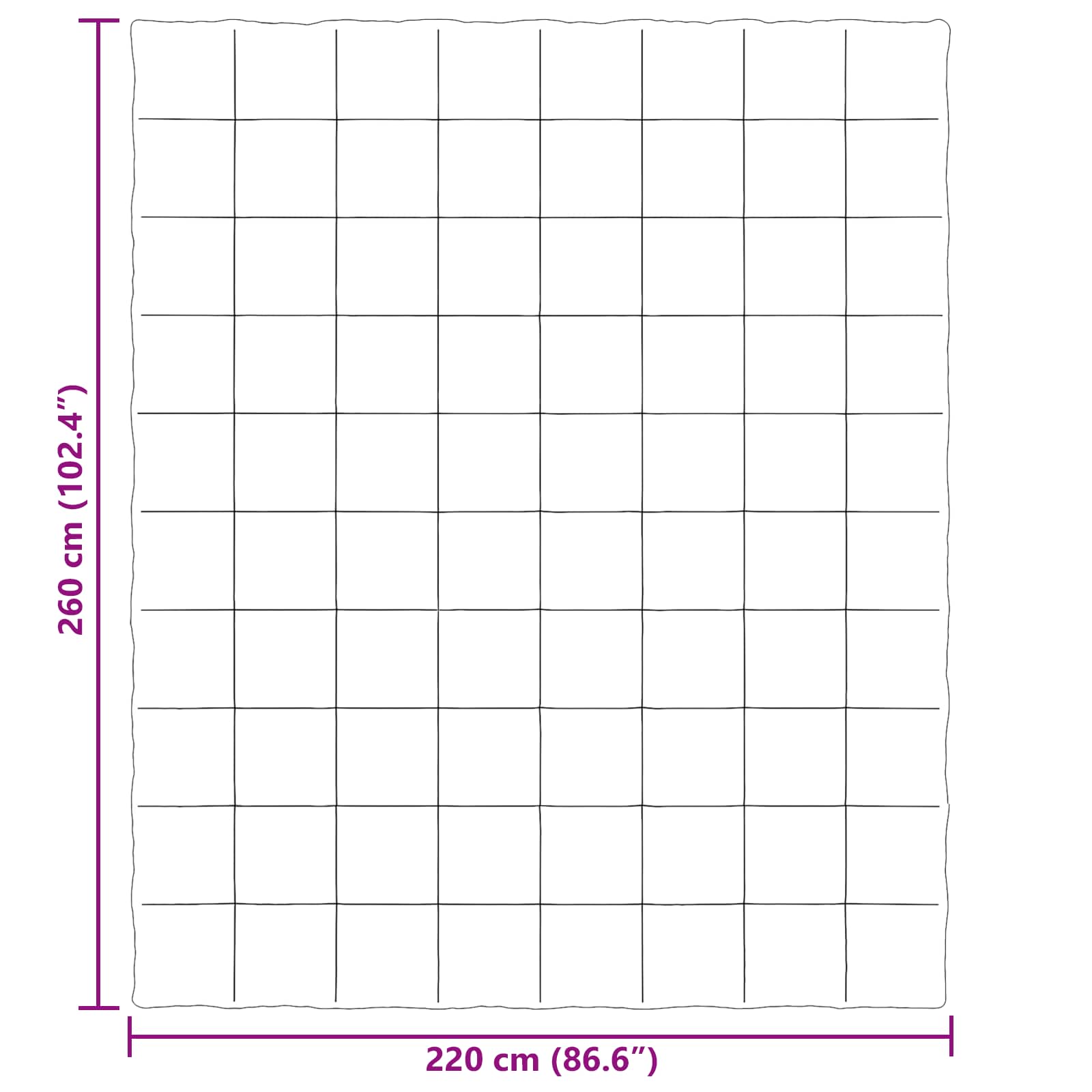 vidaXL Καλοκαιρινό Παπλωματοθήκη 220 x 260 cm Καλοκαίρι Ανοιχτό γκρι - Image 10