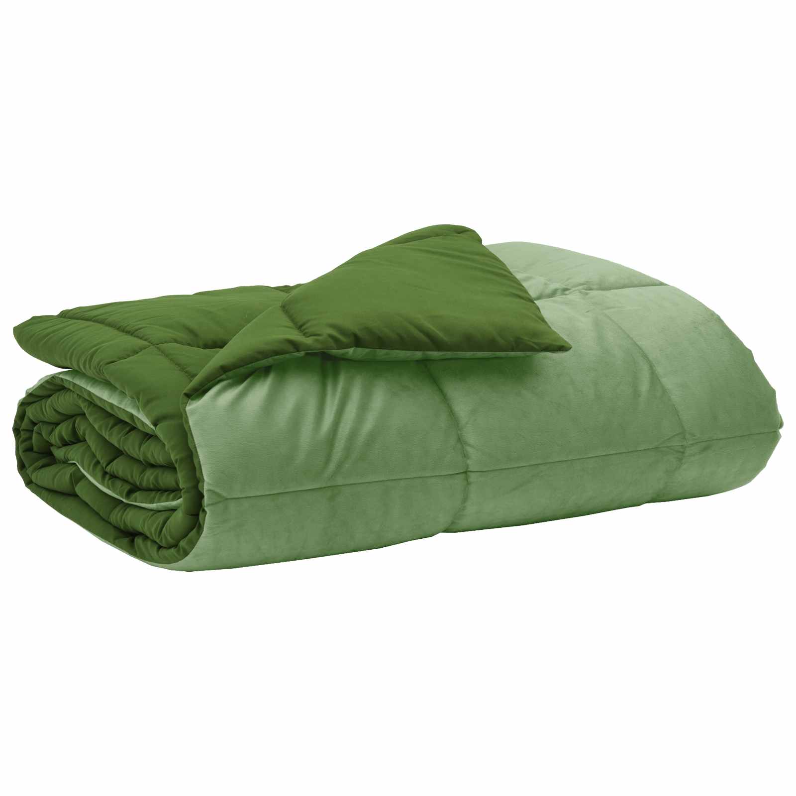 vidaXL Καλοκαιρινό Παπλωματοθήκη 200 x 240 cm Καλοκαίρι Πράσινο - Image 2
