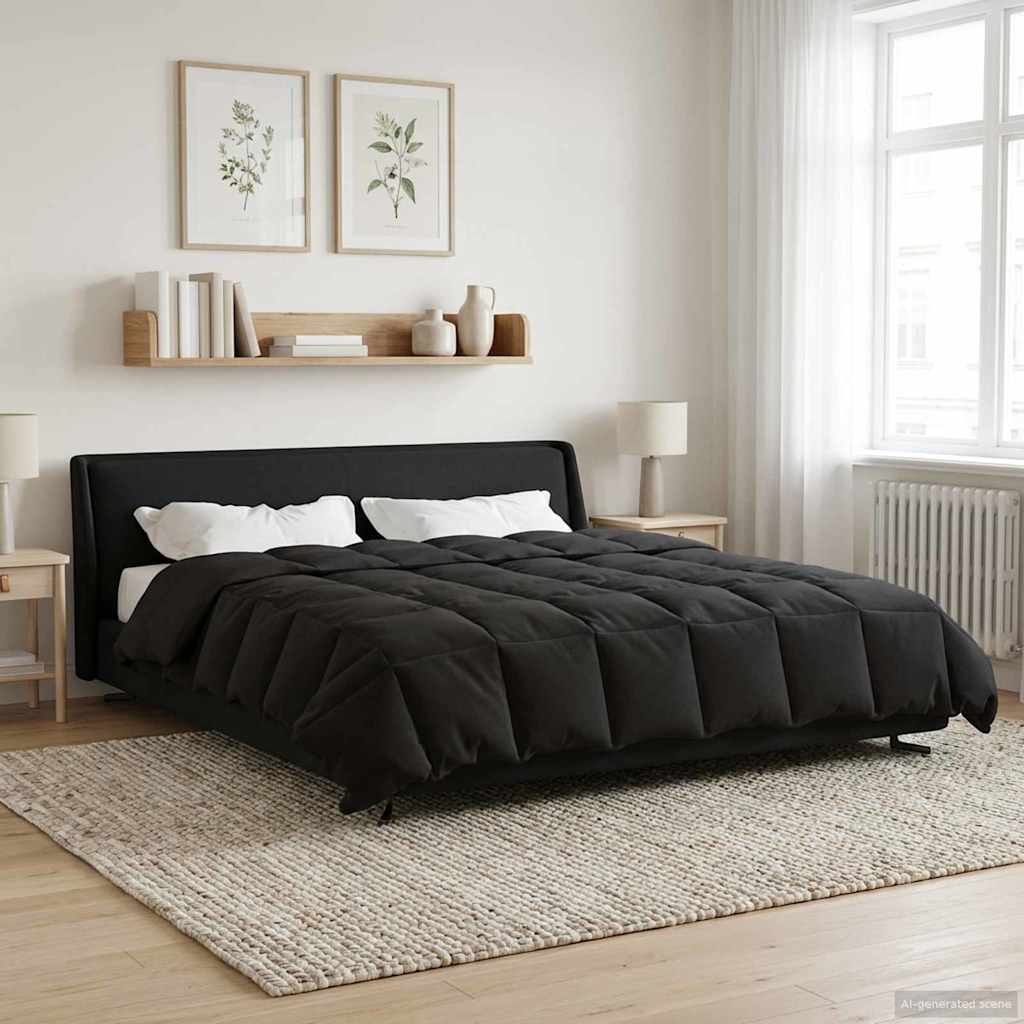vidaXL Κουβέρτα ολόκληρου του χρόνου 260 x 220 εκ. 4 Εποχές Ανθρακί - Image 4