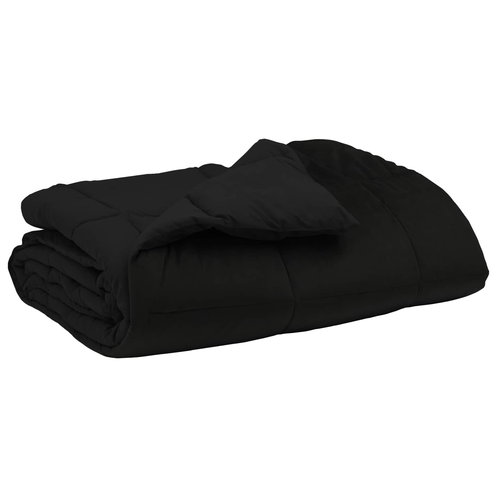 vidaXL Κουβέρτα ολόκληρου του χρόνου 260 x 220 εκ. 4 Εποχές Μαύρο - Image 2
