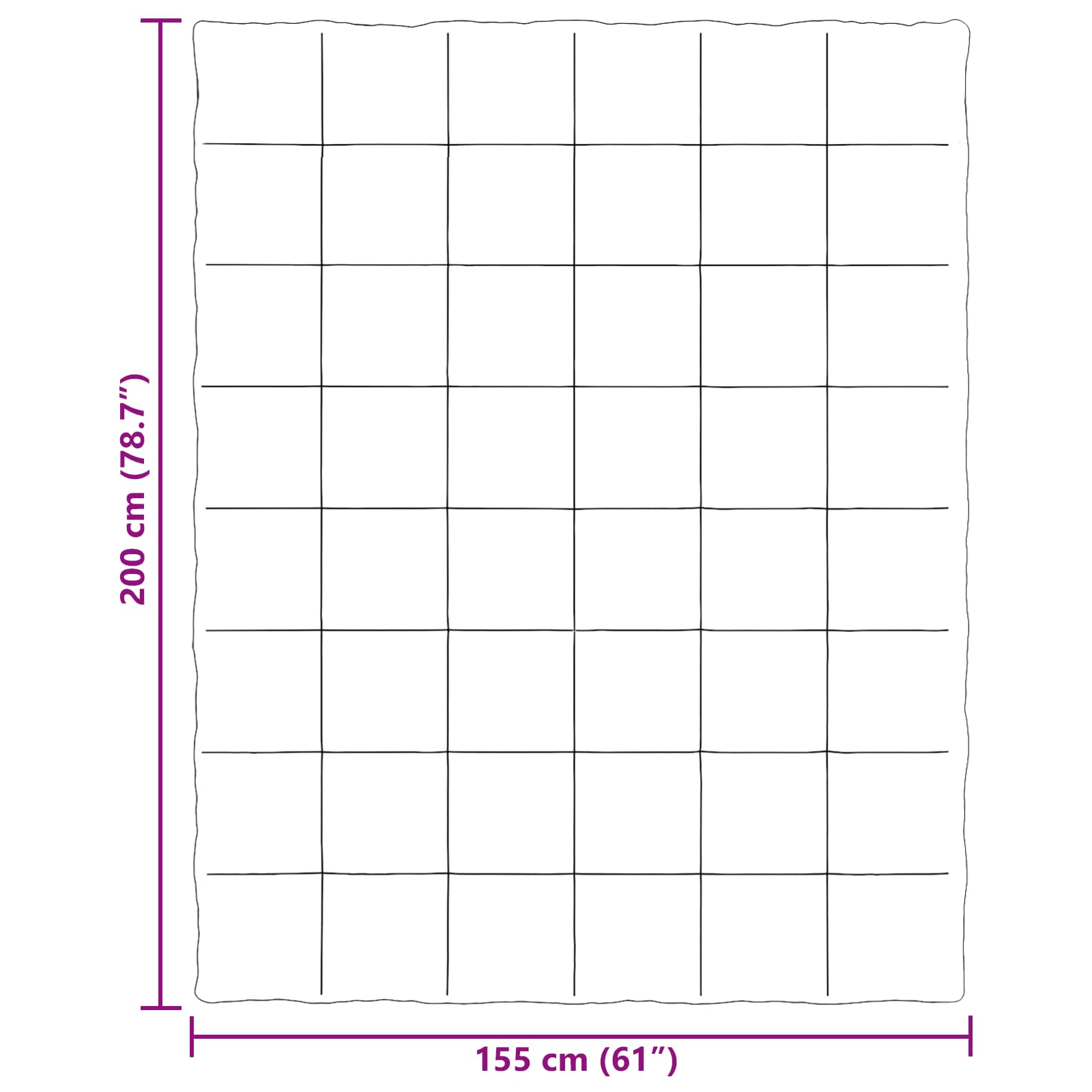 vidaXL Κουβέρτα ολόκληρου του χρόνου 155 x 200 εκ. 4 Εποχές Ροζ - Image 10