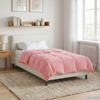 vidaXL Κουβέρτα ολόκληρου του χρόνου 155 x 220 cm 4 Εποχές Ροζ