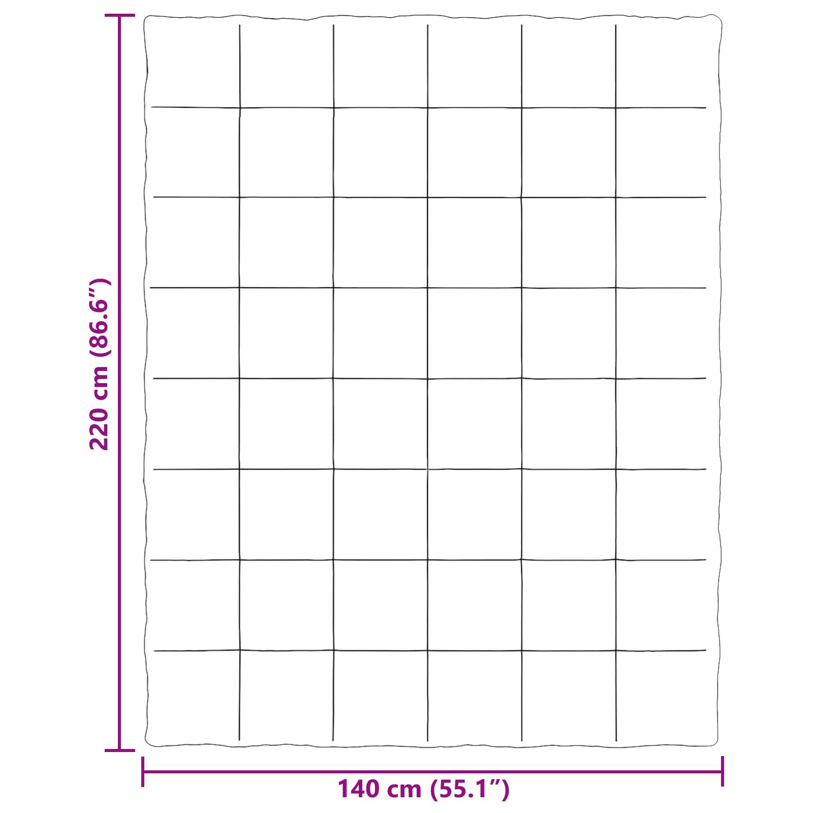 vidaXL Κουβέρτα ολόκληρου του χρόνου 140 x 220 cm 4 Εποχές Πράσινο - Image 10
