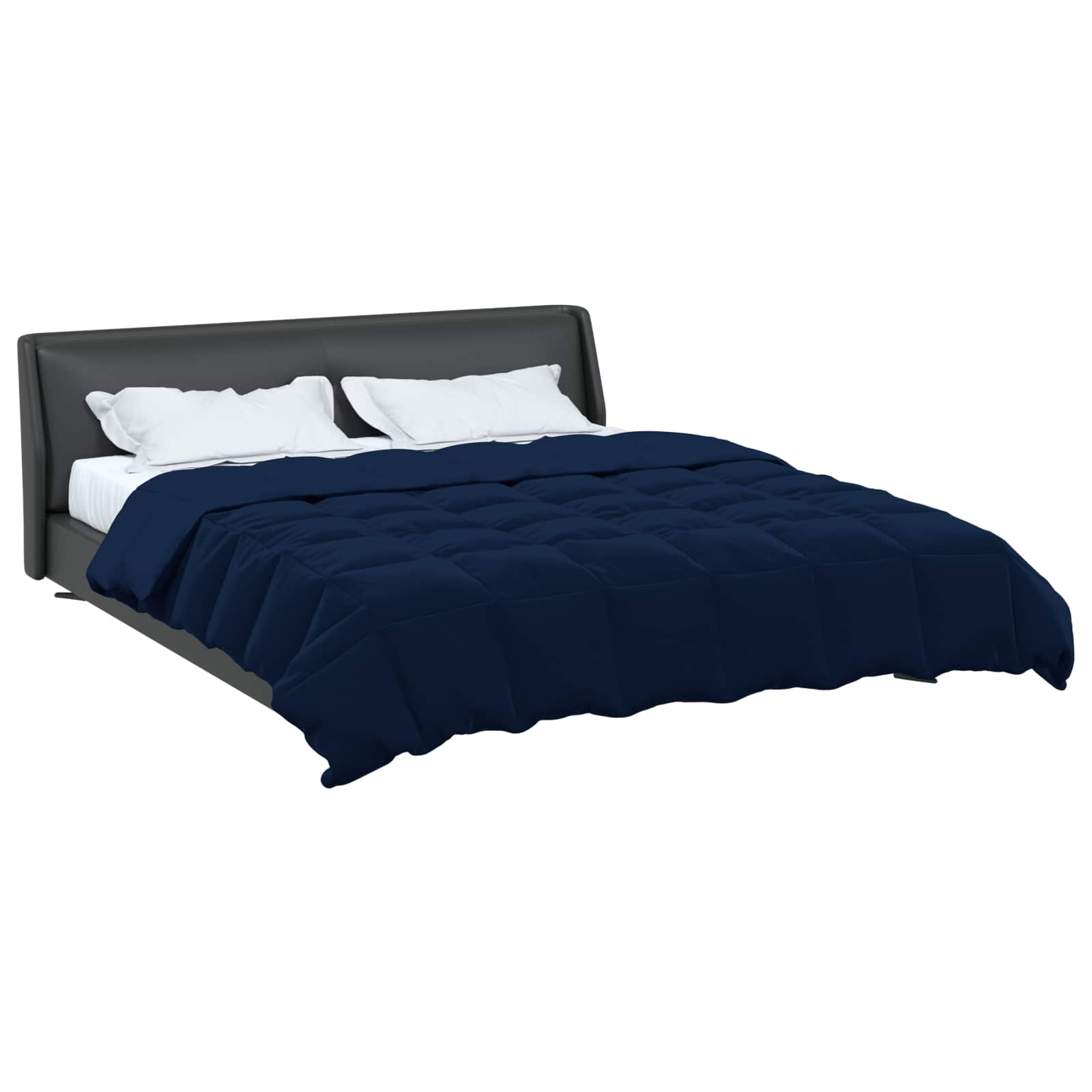 vidaXL Κουβέρτα ολόκληρου του χρόνου 220 x 240 cm 4 Εποχές Σκούρο Μπλε - Image 3