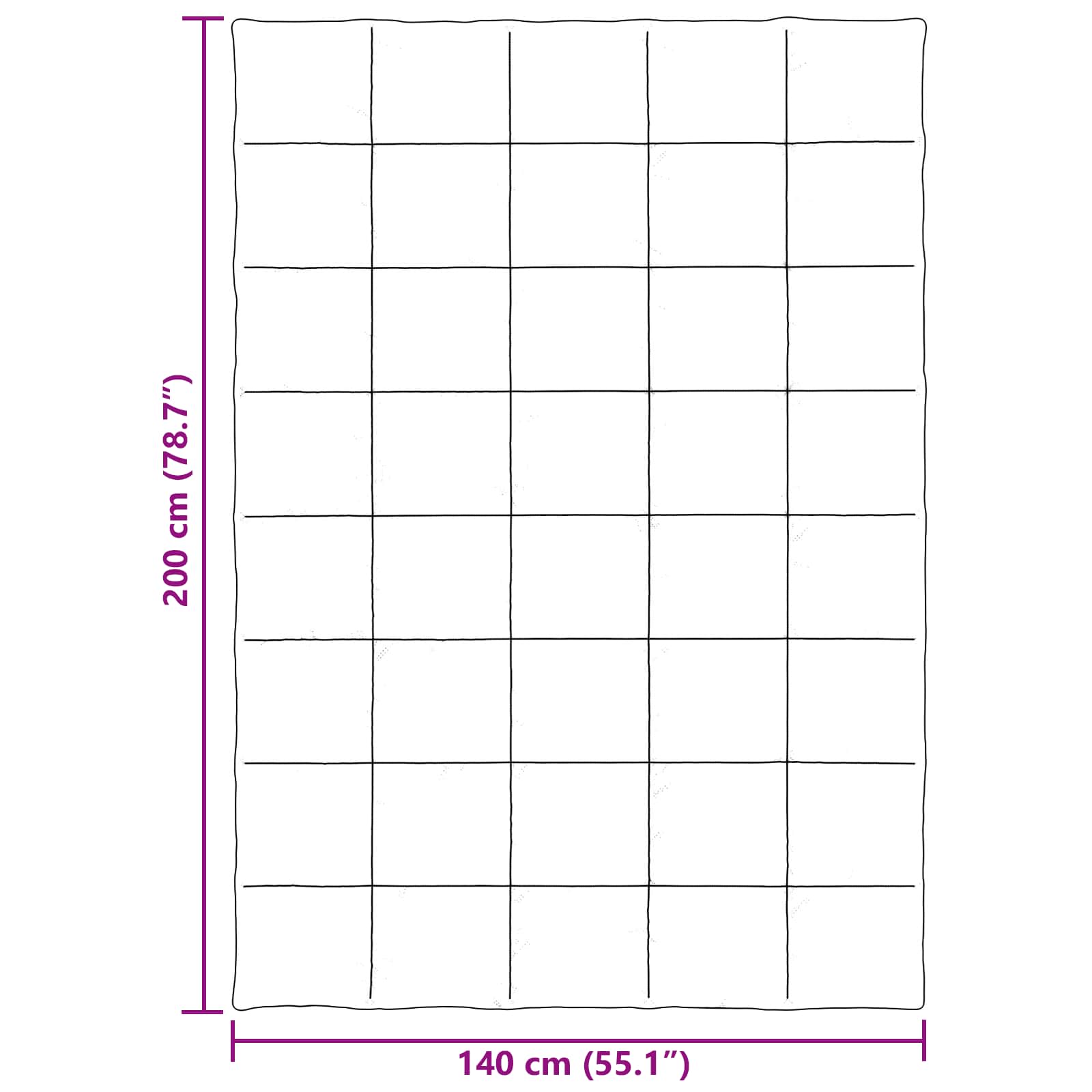 vidaXL Χειμερινό Παπλωματοθήκη 140 x 220 cm Χειμώνας Ανοιχτό γκρι - Image 10