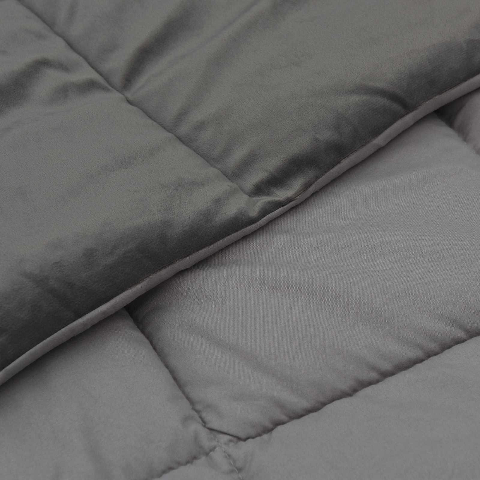 vidaXL Χειμερινό Παπλωματοθήκη 200 x 200 cm Χειμώνας Ανοιχτό γκρι - Image 5