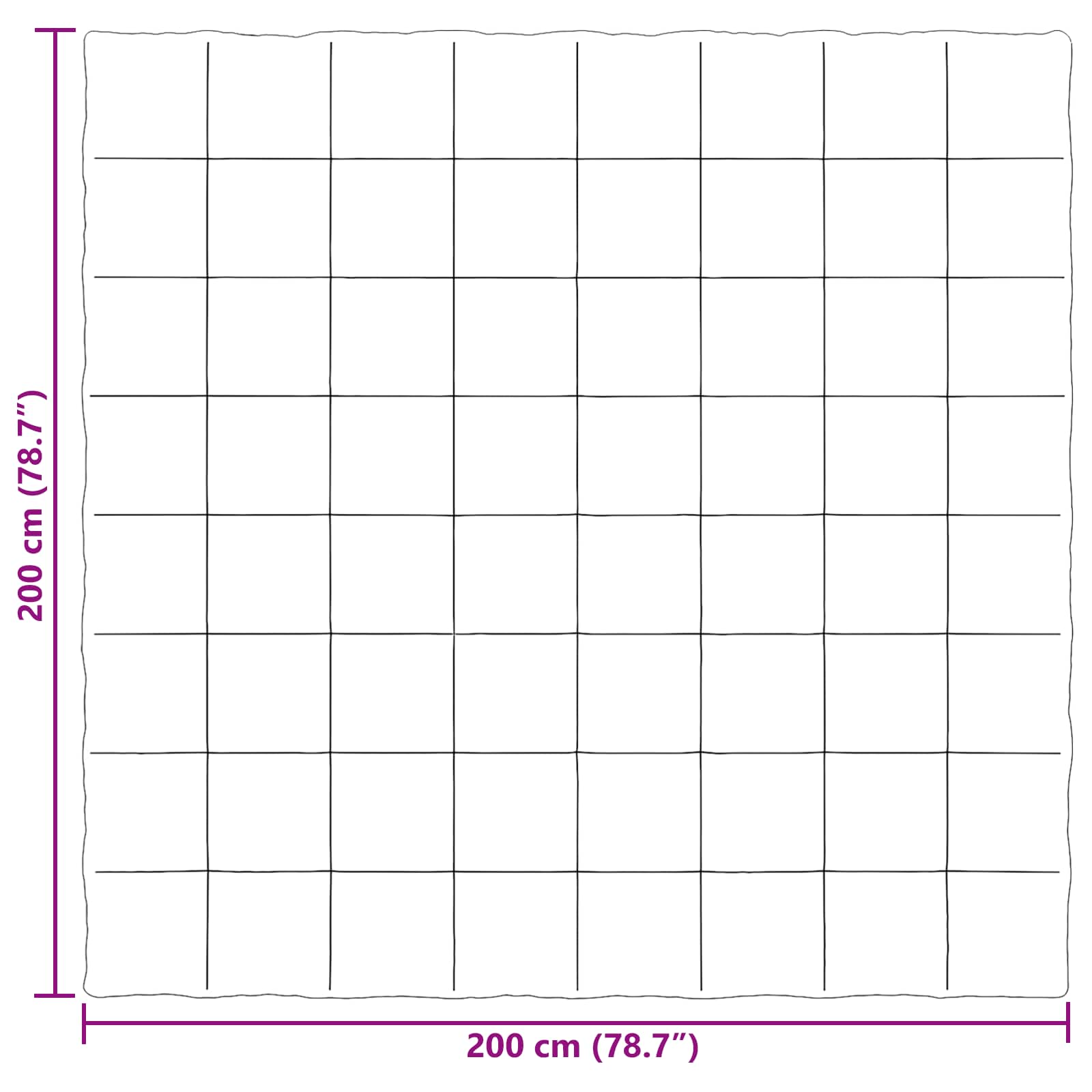 vidaXL Χειμερινό Παπλωματοθήκη 200 x 200 cm Χειμώνας Μαύρο Αναπνεύσιμο - Image 10