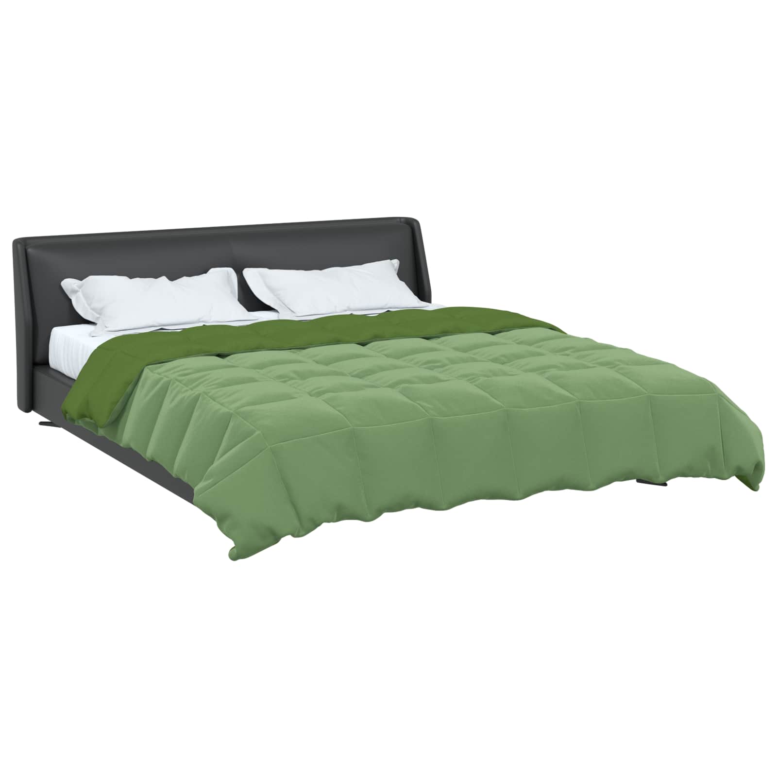 vidaXL Χειμερινό Παπλωματοθήκη 220 x 240 cm Χειμώνας Πράσινο - Image 3