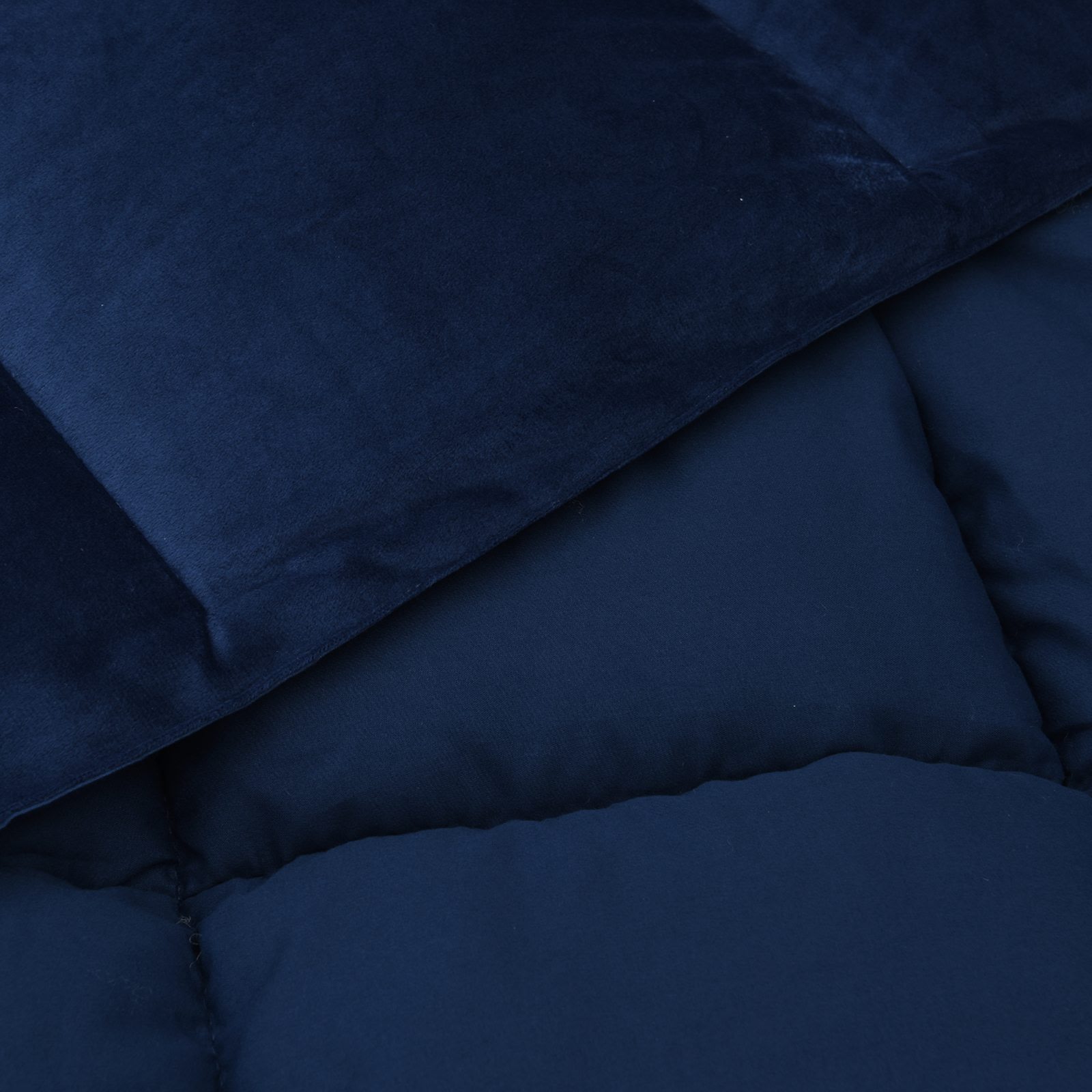 vidaXL Χειμερινό Παπλωματοθήκη 200 x 220 cm Χειμώνας Σκούρο Μπλε - Image 5