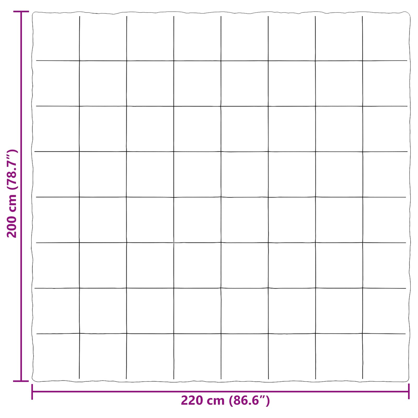 vidaXL Χειμερινό Παπλωματοθήκη 200 x 220 cm Χειμώνας Κρεμ Αναπνεύσιμο - Image 10