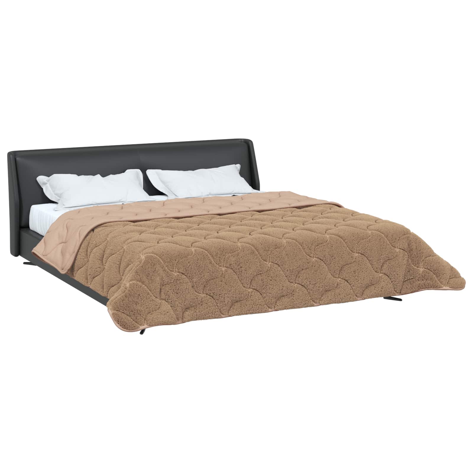 vidaXL Καλοκαιρινό Παπλωματοθήκη 200 x 240 cm Καλοκαίρι Taupe - Image 3