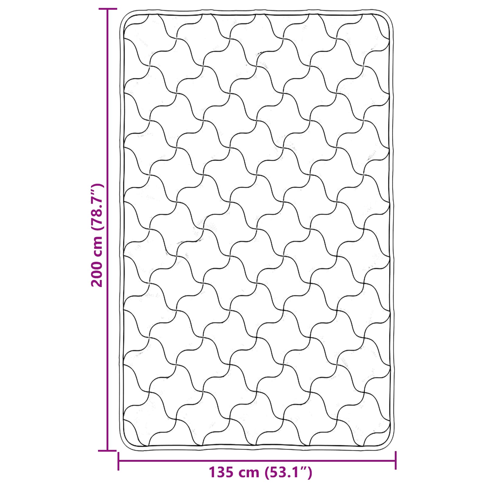 vidaXL Χειμερινό Παπλωματοθήκη 135 x 200 cm Χειμώνας Μαύρο Αναπνεύσιμο - Image 10