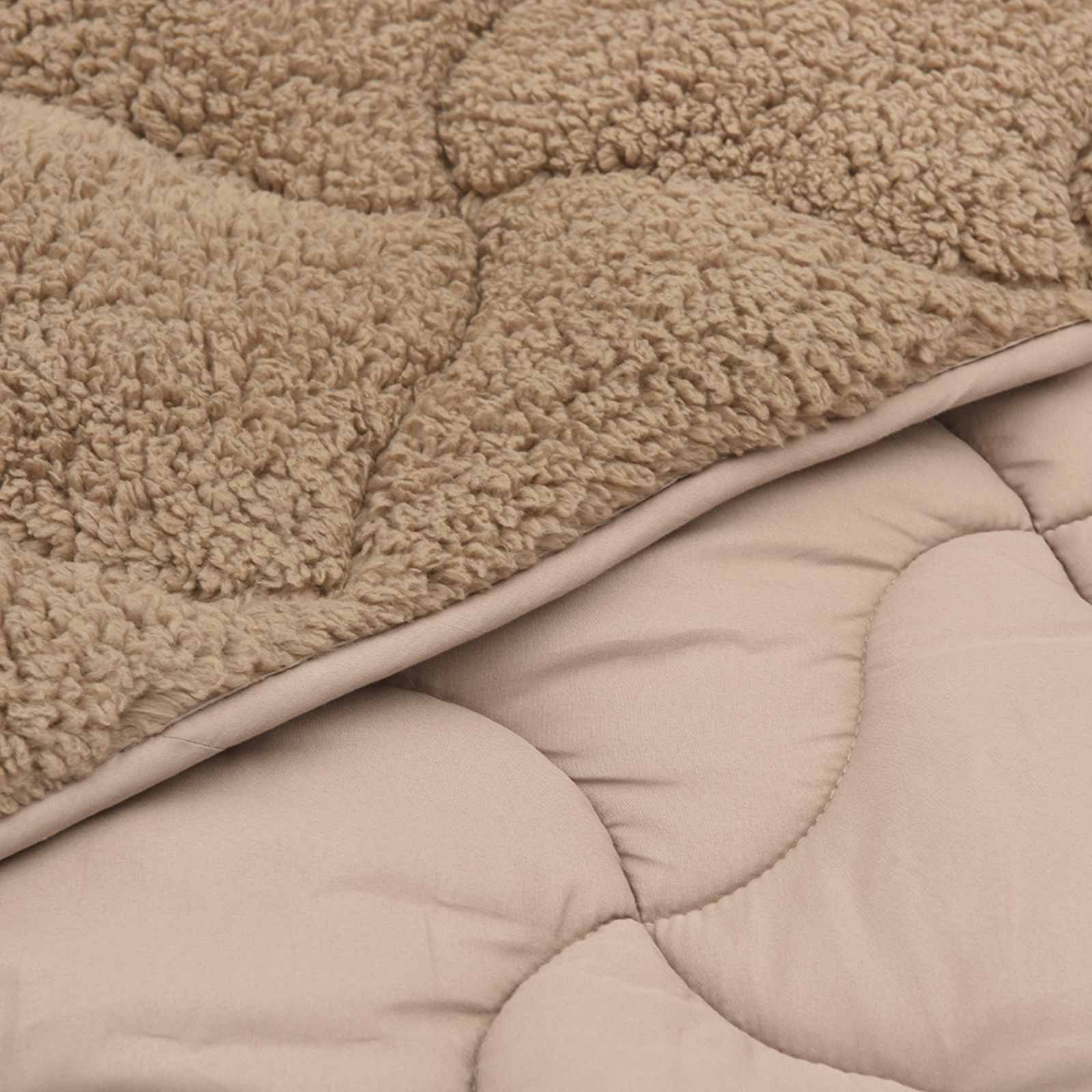 vidaXL Χειμερινό Παπλωματοθήκη 200 x 240 cm Χειμώνας Taupe Αναπνεύσιμο - Image 5