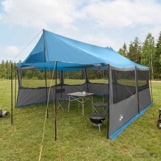 vidaXL Οικογενειακή Σκηνή Μπλε 450 x 400 x 265 εκ