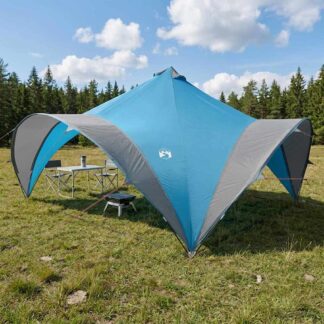 vidaXL Σκηνή Πάρτυ Μπλε 500 x 500 x 352 cm Πολυεστέρας και Χάλυβας